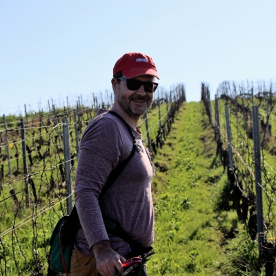 March pruning in the sunshine